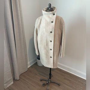 J Crew Villa Coat in Italian Stadium Cloth Wool